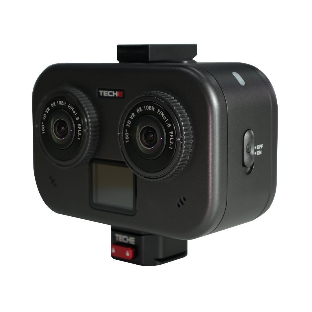 TECHE 3D180VR Camera 8K 3D VR Video Recording & Live