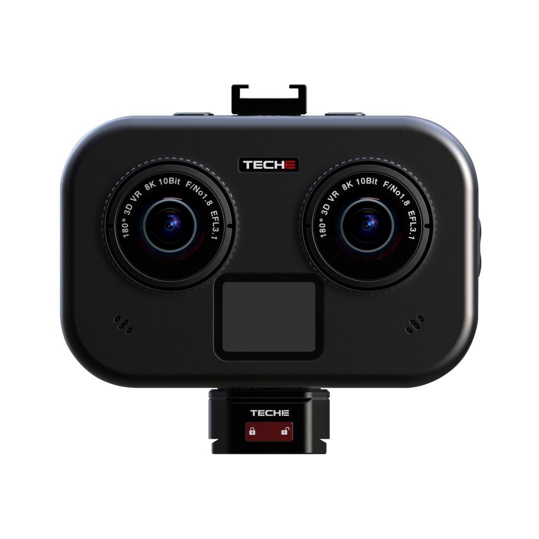 TECHE 3D180VR Camera 8K 3D VR Video Recording & Live
